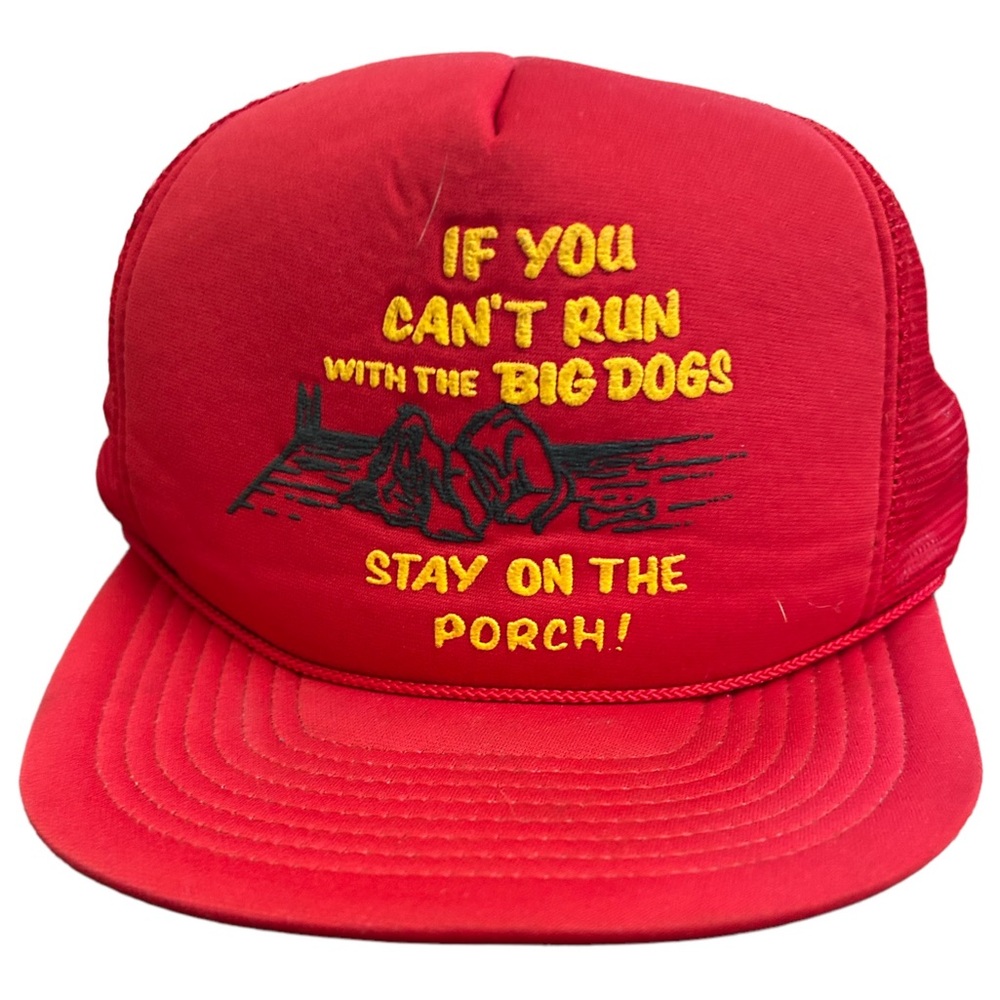 Red Dog Trucker Hat